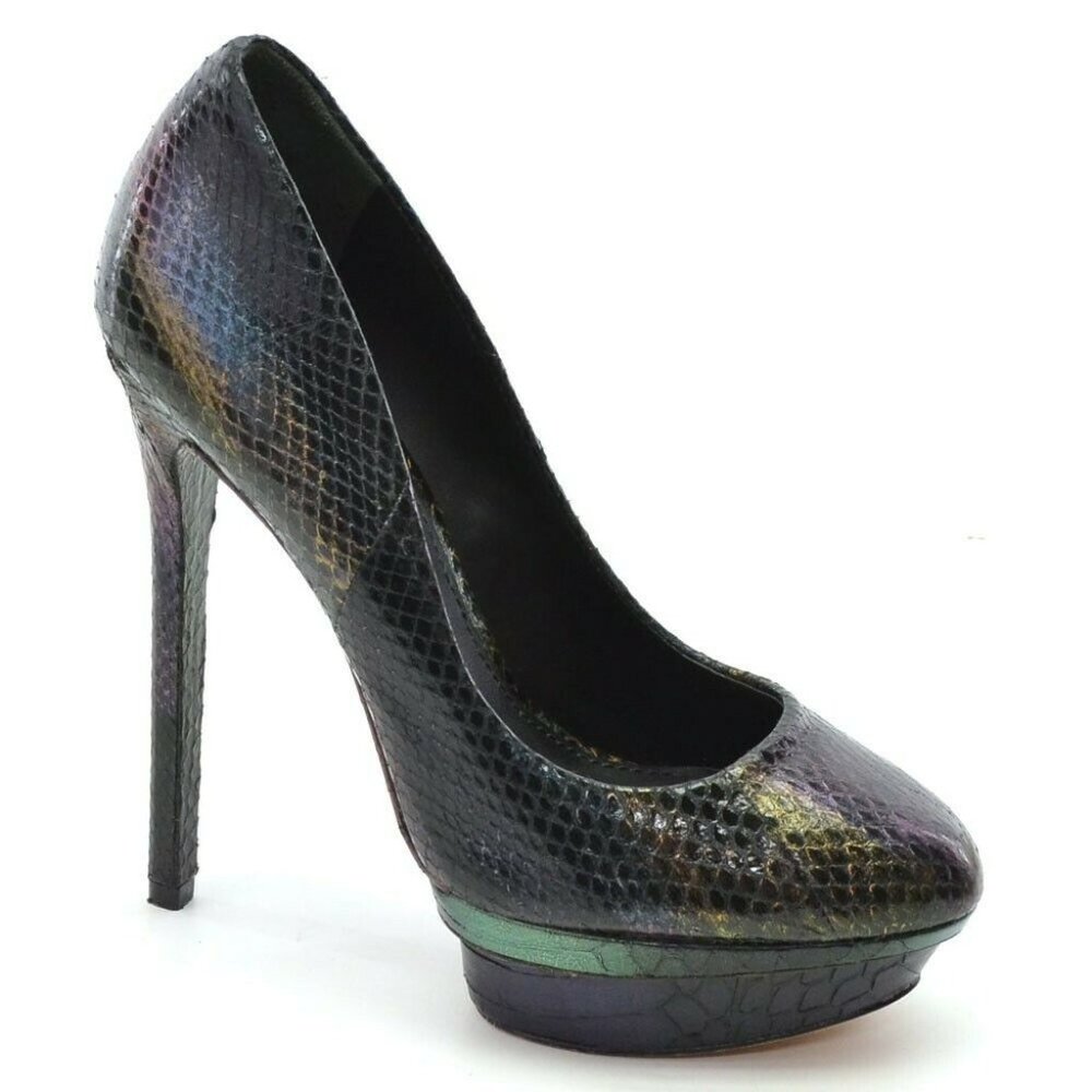 BRIAN ATWOOD BFFERGUSON EMBOSSED PLATFORM PUMPS